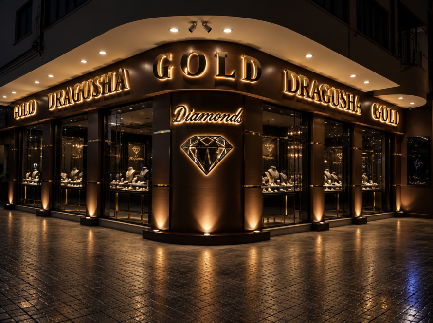 midnight gold jewelry storefront